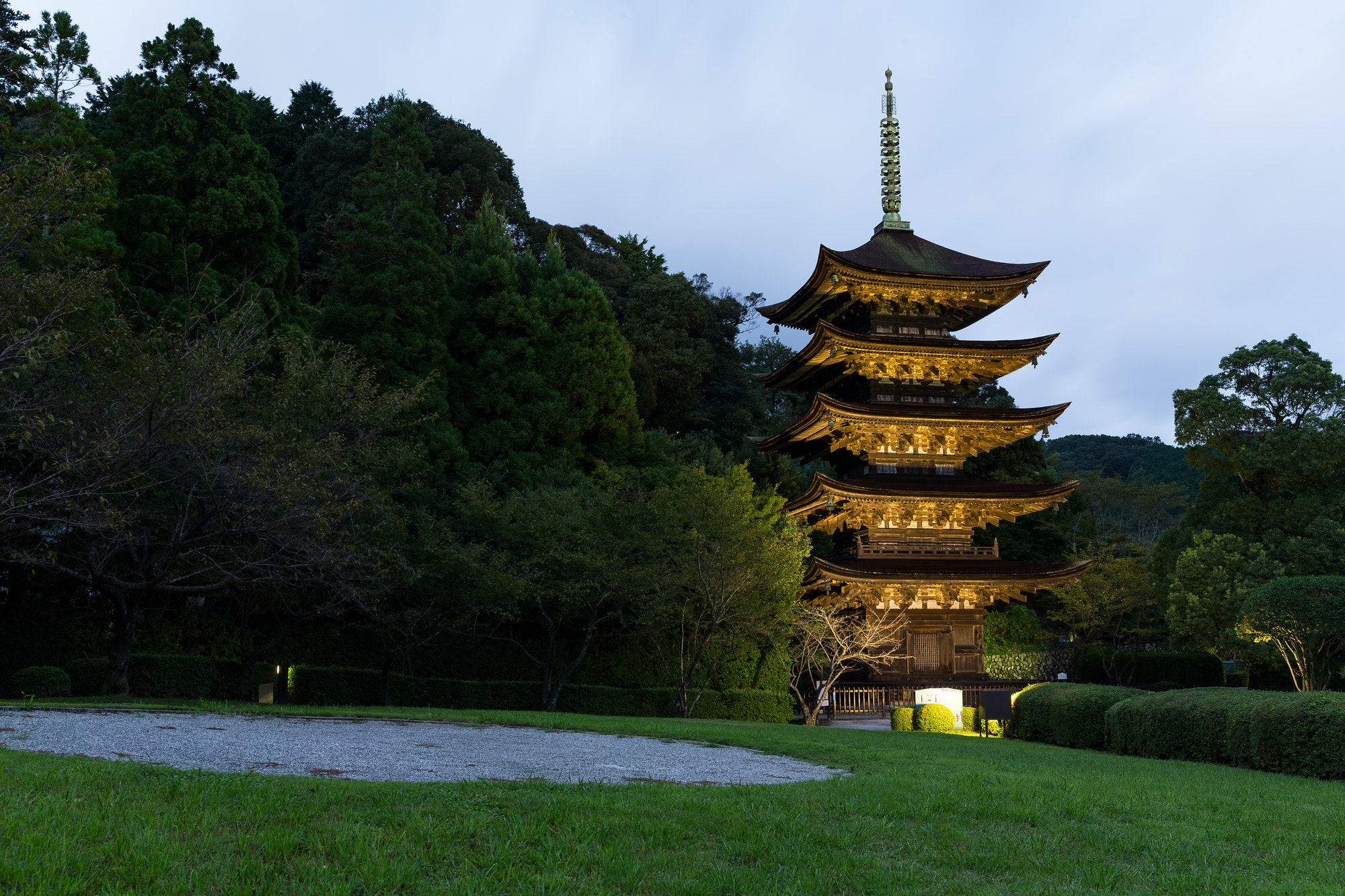 Rurikoji temple in Japan